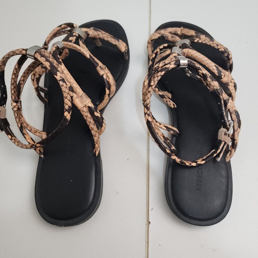 Rebecca Minkoff Sarle Strappy Sandal Rosewood Women's Size 8.5 - Picture 10 of 16